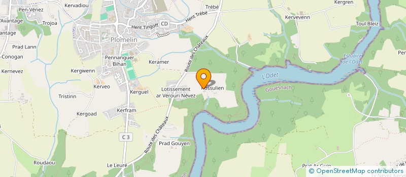 localisation de l'entreprise MADAME JOELLE PETIT  PLOMELIN