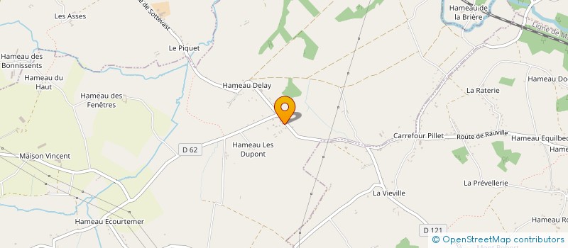localisation de l'entreprise MADAME JOELLE PIEDAGNEL à BRICQUEBEC-EN-COTENTIN