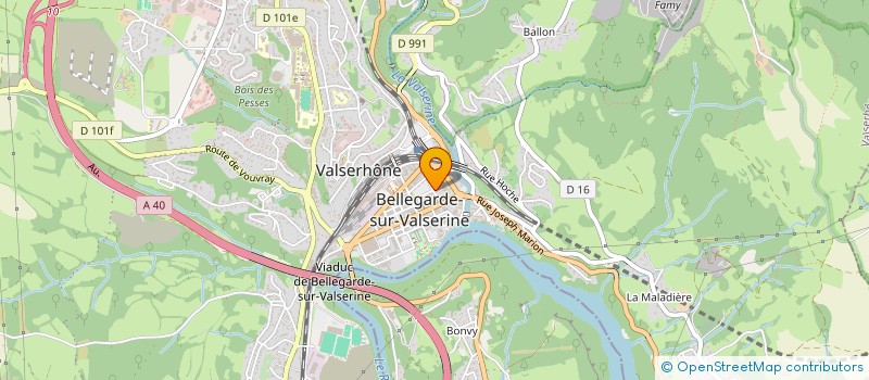 localisation de l'entreprise MADAME JOELLE PIGNAUD à VALSERHONE