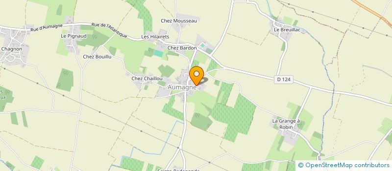 localisation de l'entreprise MADAME JOELLE PINEAU  AUMAGNE