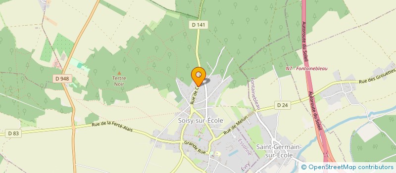 localisation de l'entreprise MADAME JOELLE PLOUCHARD  SOISY-SUR-ECOLE