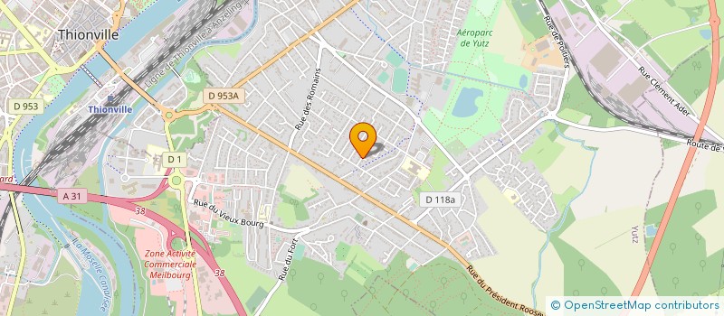 localisation de l'entreprise MADAME JOELLE POINCINET  YUTZ