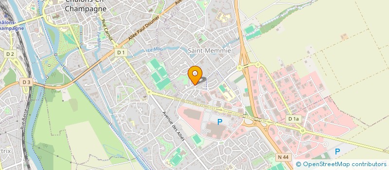 localisation de l'entreprise MADAME JOELLE POIREL à SAINT-MEMMIE