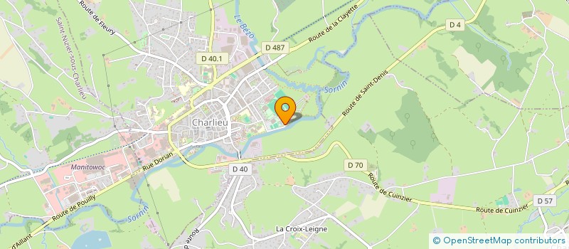 localisation de l'entreprise MADAME JOELLE PONCE  CHARLIEU