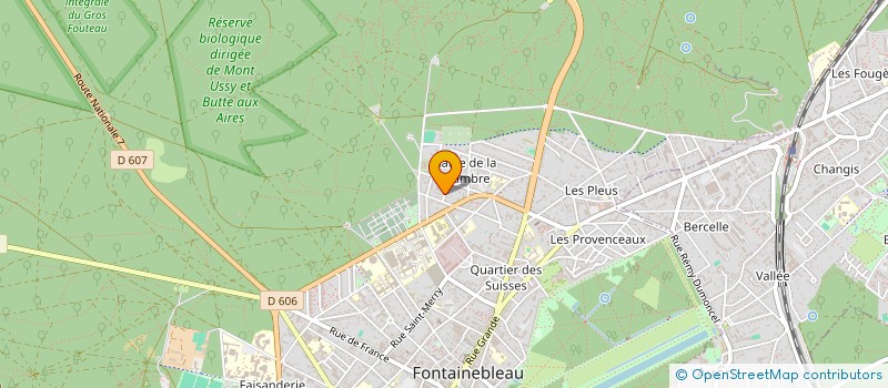 localisation de l'entreprise MADAME JOELLE POUBENNEC  FONTAINEBLEAU