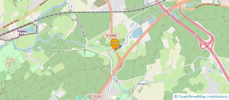 localisation de l'entreprise MADAME JOELLE POUPON  CHANGE