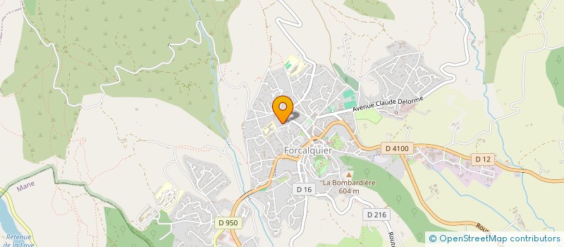 localisation de l'entreprise MADAME JOELLE POURCHIER  FORCALQUIER