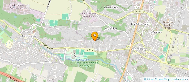 localisation de l'entreprise MADAME JOELLE POUVREAU  MONTLHERY