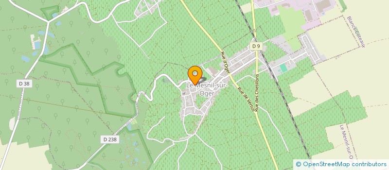 localisation de l'entreprise MADAME JOELLE PRUNIER  LE MESNIL-SUR-OGER