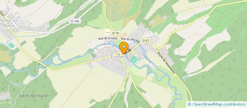 localisation de l'entreprise MADAME JOELLE QUENNEFRANC  ESSOYES