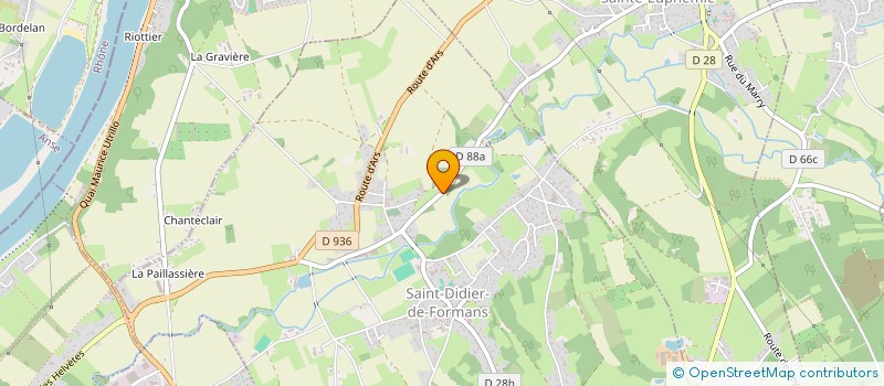 localisation de l'entreprise MADAME JOELLE RAILLARD VERNAY  SAINT-DIDIER-DE-FORMANS