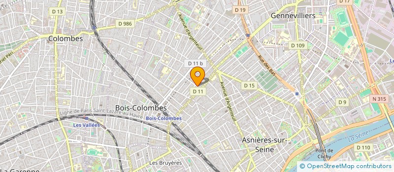 localisation de l'entreprise MADAME JOELLE RENAUD à BOIS-COLOMBES