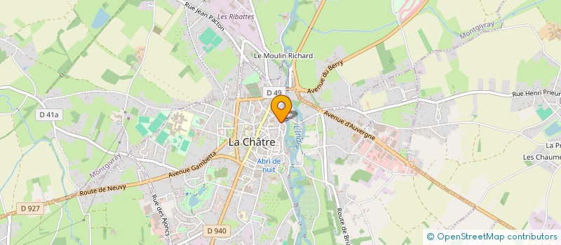 localisation de l'entreprise MADAME JOELLE RENAUD à LA CHATRE
