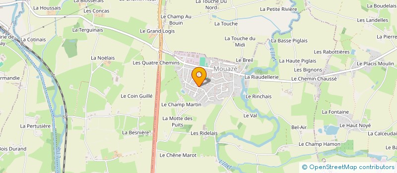 localisation de l'entreprise MADAME JOELLE REVEAU  MOUAZE