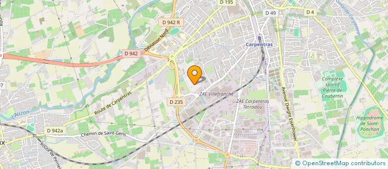 localisation de l'entreprise MADAME JOELLE RIBAS  CARPENTRAS