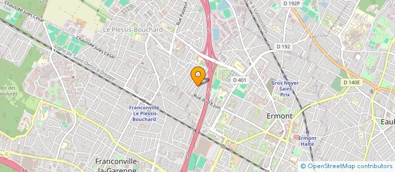 localisation de l'entreprise MADAME JOELLE RICHARDEAU  LE PLESSIS-BOUCHARD