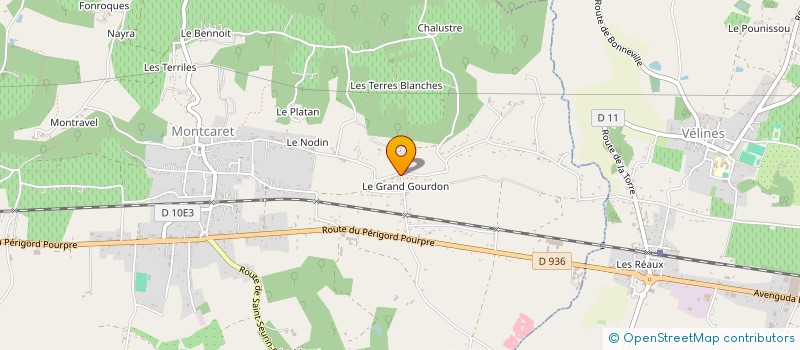 localisation de l'entreprise MADAME JOELLE ROBERT à MONTCARET