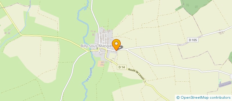 localisation de l'entreprise MADAME JOELLE ROCH à BILLY-SOUS-MANGIENNES