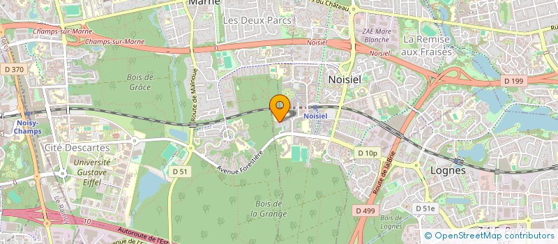 localisation de l'entreprise MADAME JOELLE ROSSI à NOISIEL