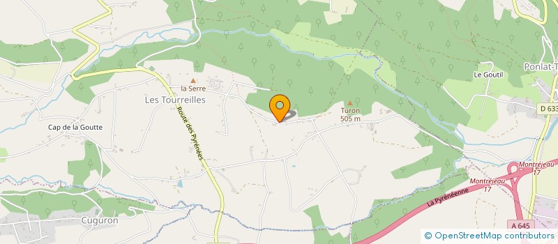 localisation de l'entreprise MADAME JOELLE SABUCO  LES TOURREILLES