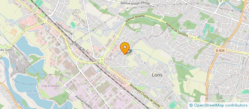 localisation de l'entreprise MADAME JOELLE SALOMON  LONS