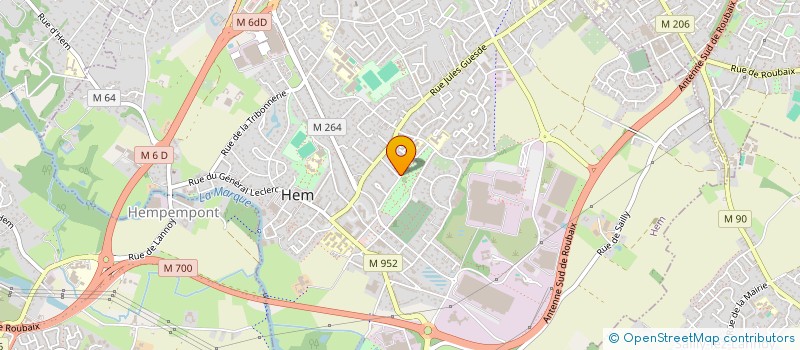 localisation de l'entreprise MADAME JOELLE SAMYN  HEM