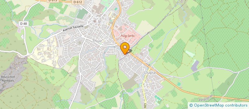 localisation de l'entreprise MADAME JOELLE SARDA  THUIR