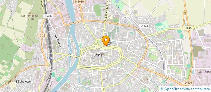 localisation de l'entreprise MADAME JOELLE SARRAZIN à SENS