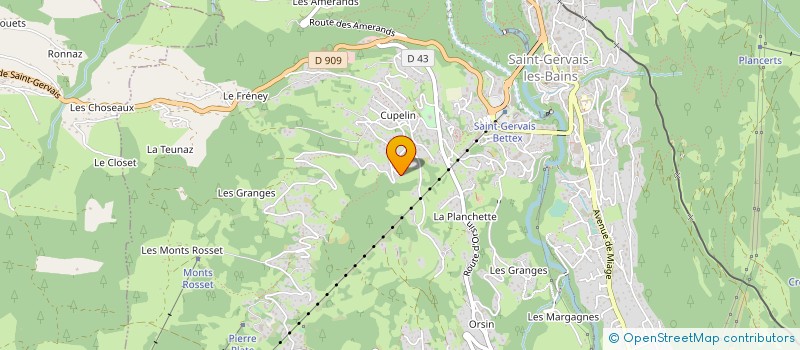 localisation de l'entreprise MADAME JOELLE SAUREL à SAINT-GERVAIS-LES-BAINS