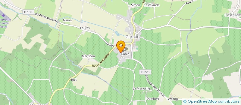 localisation de l'entreprise MADAME JOELLE SCHALL  GORNAC