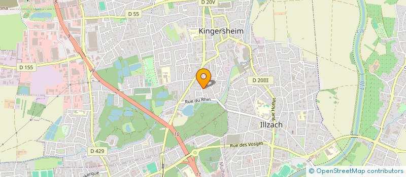 localisation de l'entreprise MADAME JOELLE SCHNEIDER à KINGERSHEIM