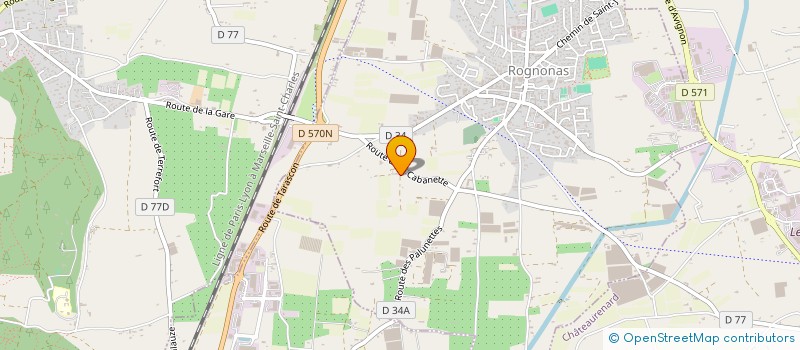 localisation de l'entreprise MADAME JOELLE SEGURA  ROGNONAS