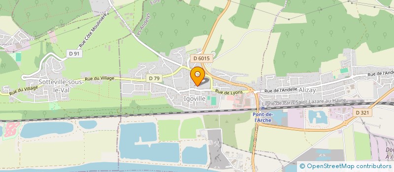 localisation de l'entreprise MADAME JOELLE SEGURET  IGOVILLE