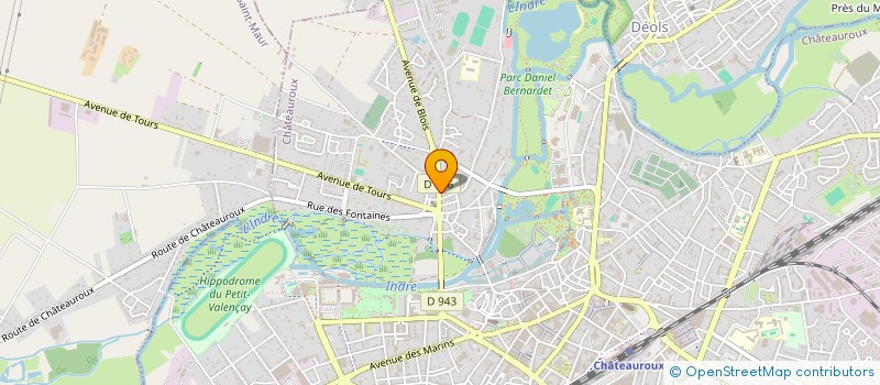 localisation de l'entreprise MADAME JOELLE SEJAAN à CHATEAUROUX