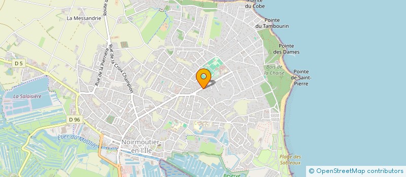 localisation de l'entreprise MADAME JOELLE SERAIS  NOIRMOUTIER-EN-L'ILE