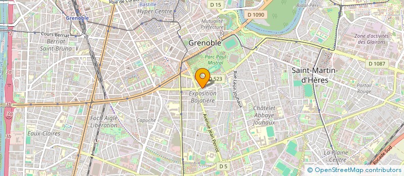 localisation de l'entreprise MADAME JOELLE SERT à GRENOBLE