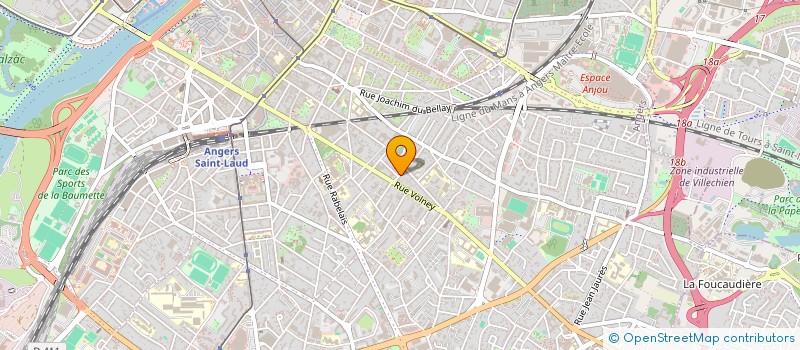 localisation de l'entreprise MADAME JOELLE SFEIR à ANGERS