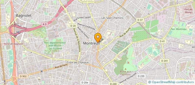 localisation de l'entreprise MADAME JOELLE SIMEONI à MONTREUIL