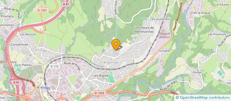 localisation de l'entreprise MADAME JOELLE SIMON  ARGONAY