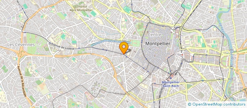 localisation de l'entreprise MADAME JOELLE SOISSONS à MONTPELLIER