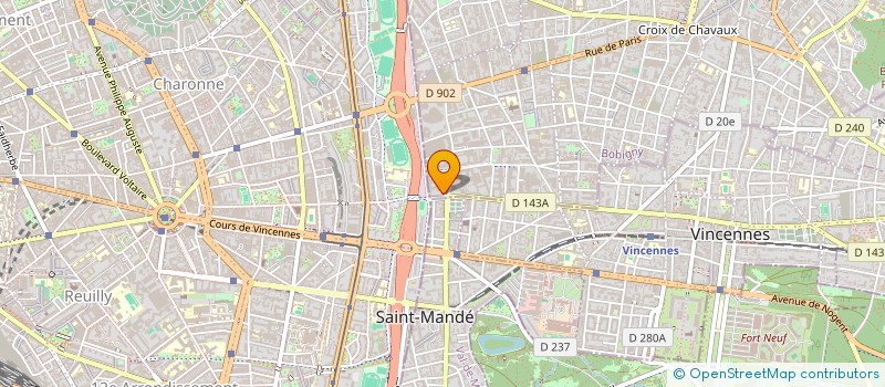 localisation de l'entreprise MADAME JOELLE SOUFFIR  MONTREUIL