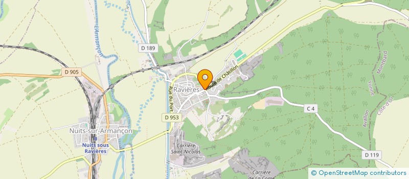 localisation de l'entreprise MADAME JOELLE SPAZZINI  RAVIERES