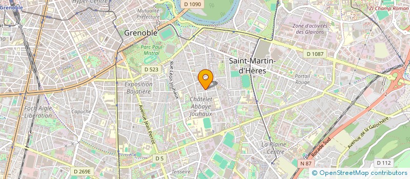 localisation de l'entreprise MADAME JOELLE STRIPPOLI  GRENOBLE