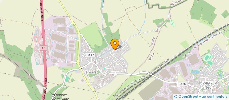 localisation de l'entreprise MADAME JOELLE SUTYLA  VEMARS