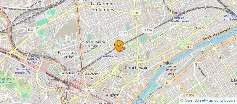 localisation de l'entreprise MADAME JOELLE SZAJMAN à COURBEVOIE