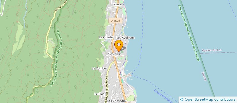 localisation de l'entreprise MADAME JOELLE TARDY  SEVRIER