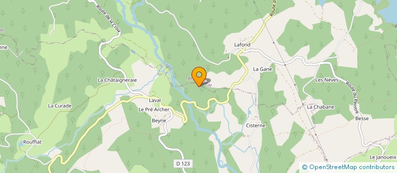 localisation de l'entreprise MADAME JOELLE TARTAIRE  MEYMAC