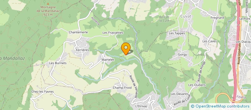 localisation de l'entreprise MADAME JOELLE TASSET  ANNECY