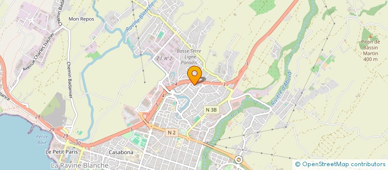 localisation de l'entreprise MADAME JOELLE TECHER  SAINT-PIERRE