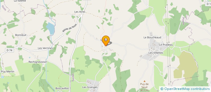 localisation de l'entreprise MADAME JOELLE THEVENOT à NAILLAT